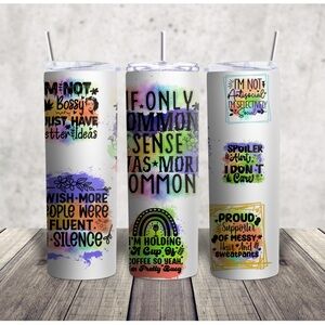 Colorful sarcasm sarcastic funny Quote Tumbler